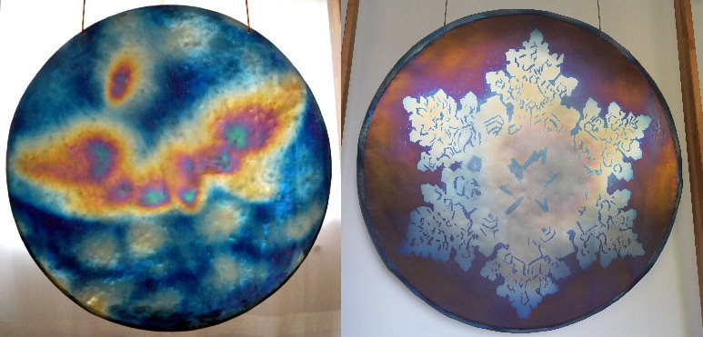 Aurora und Ice, 47" Titan-Gongs